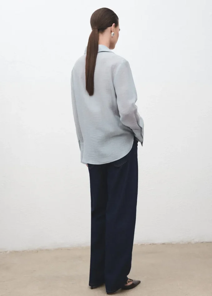 Vyšívaná blůza z lyocellu Vyšívaná blůza z lyocellu