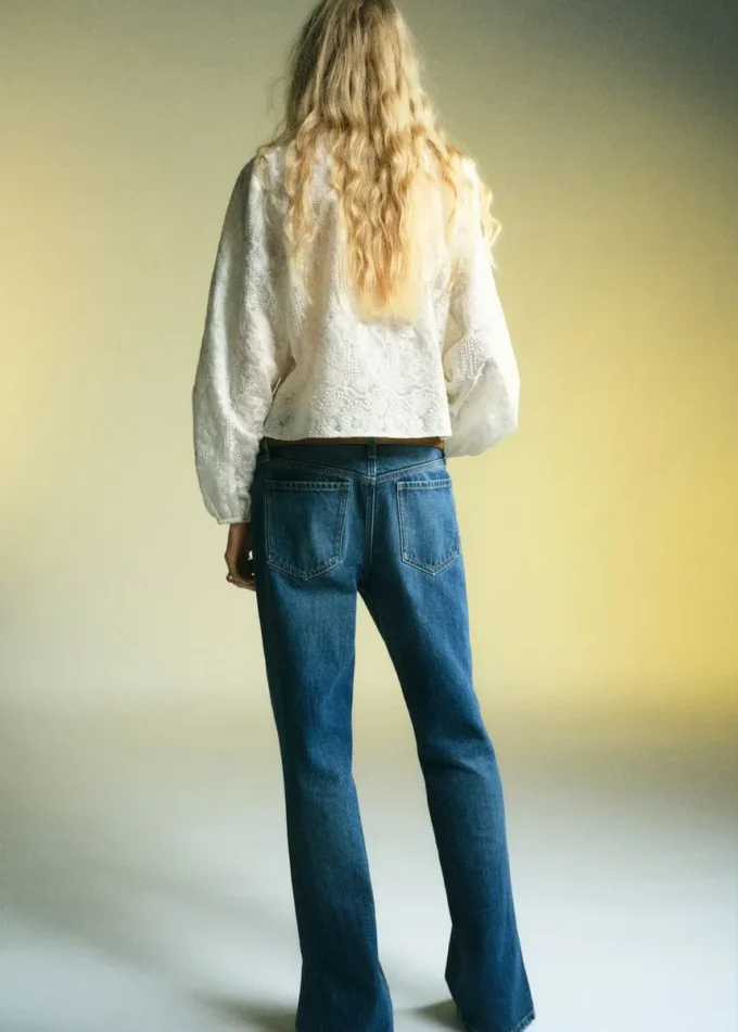 Vyšívaná blůza z lyocellu Vyšívaná blůza z lyocellu