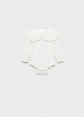 Vyšívané body s babydoll límečkem