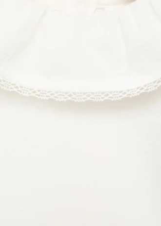 Vyšívané body s babydoll límečkem