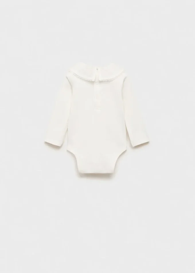 Vyšívané body s babydoll límečkem