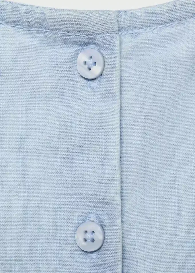 Vyšívané džínové šaty