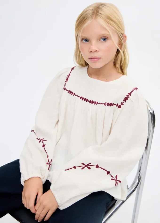 Vyšívaná halenka Bambula Vyšívaná halenka Bambula