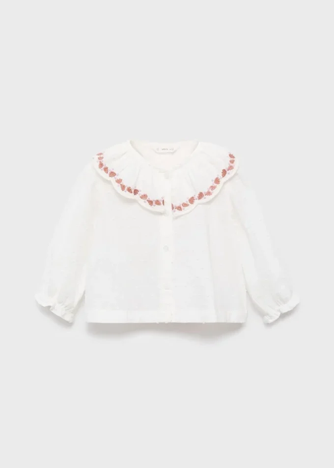 Vyšívaná halenka Plumeti