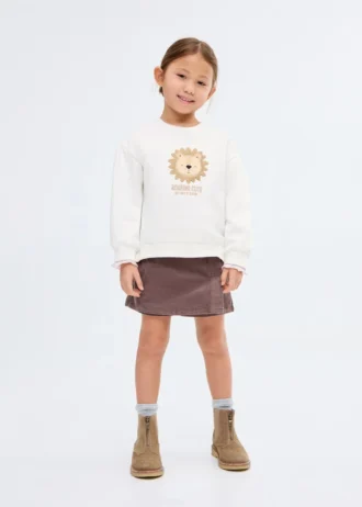 Vyšívaná mikina s motivem lva Vyšívaná mikina s motivem lva