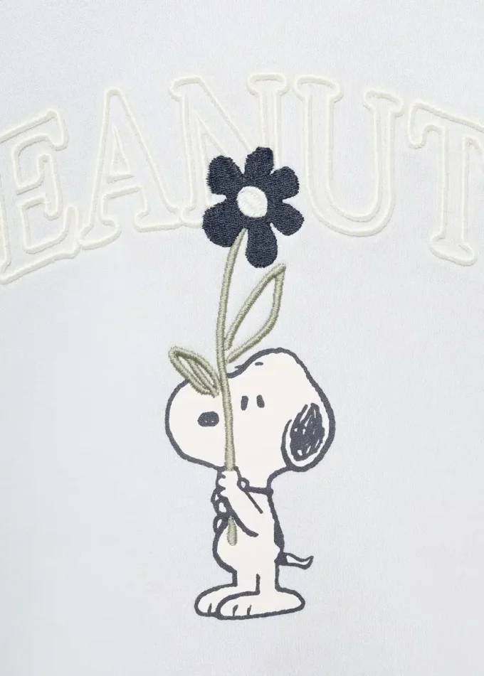 Vyšívaná mikina Snoopy Vyšívaná mikina Snoopy