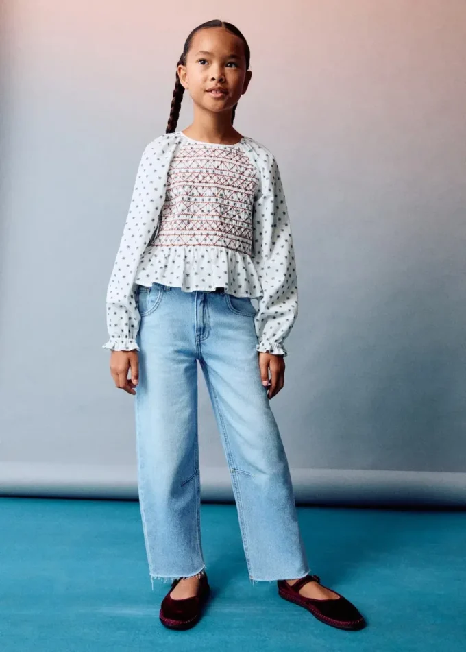 Džíny s balonovým střihem a středně vysokým pasem