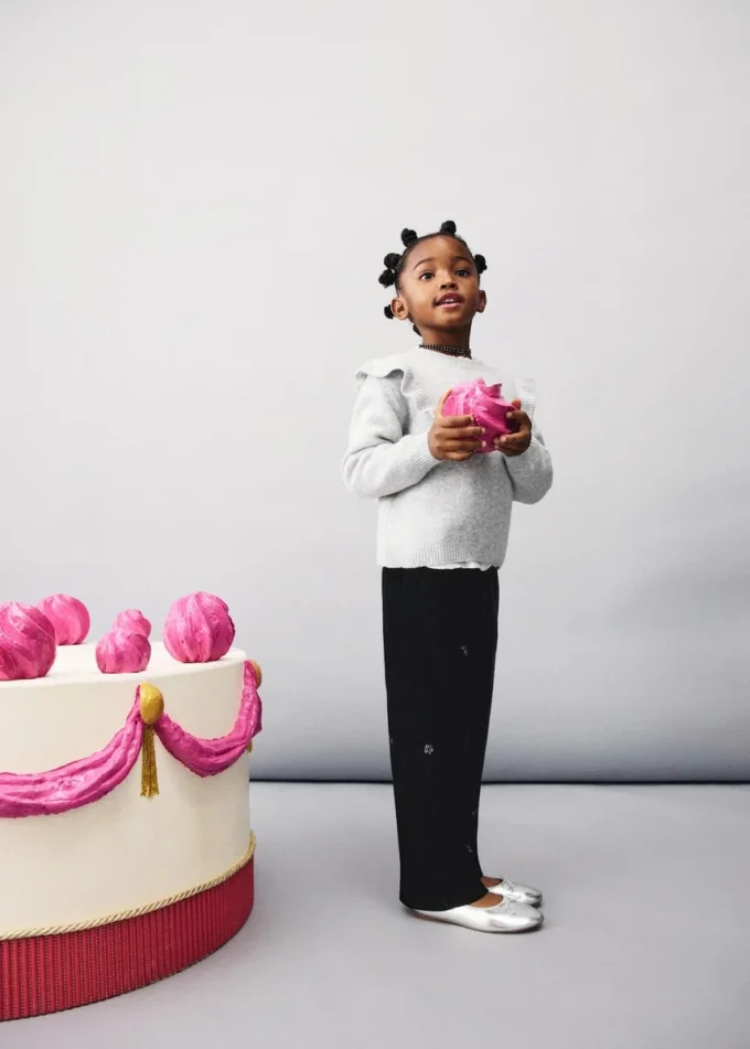 Vyšívané sametové kalhoty Vyšívané sametové kalhoty