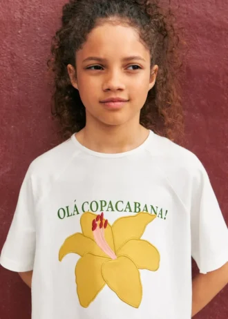 Vyšívané tričko s krátkými rukávy