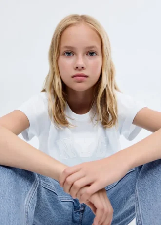 Vyšívané tričko s krátkými rukávy