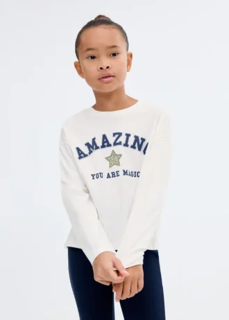 Vyšívané tričko s potiskem