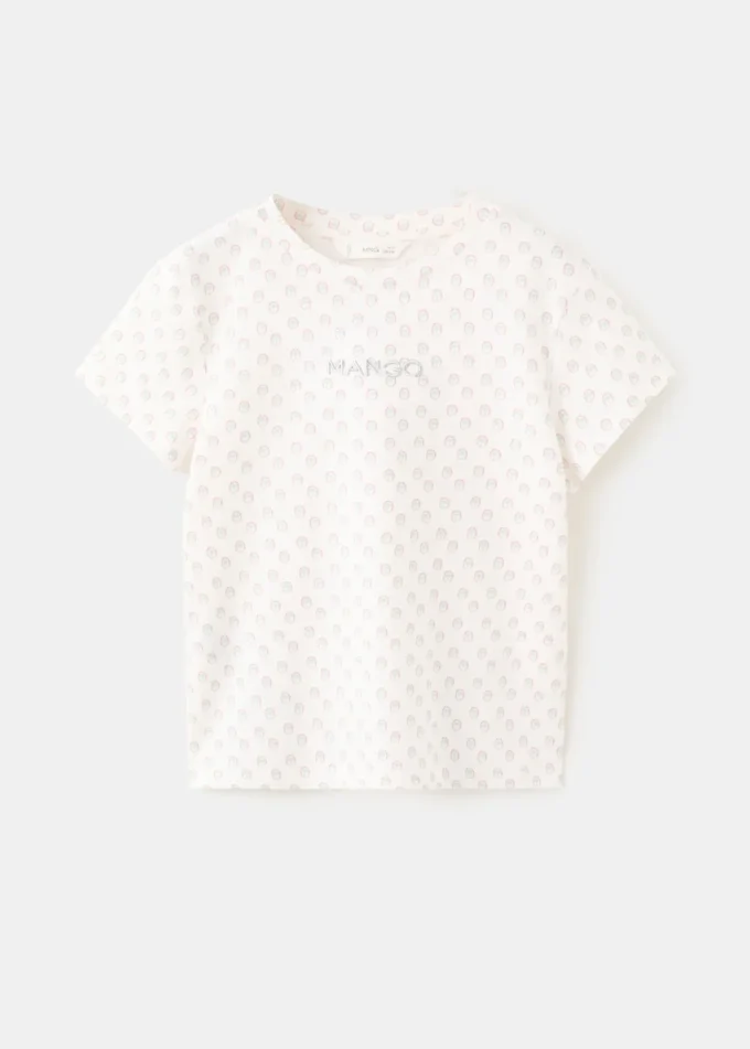 Vyšívané tričko s potiskem Vyšívané tričko s potiskem