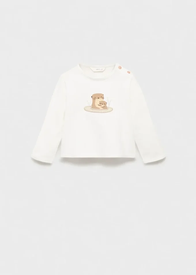 Vyšívané tričko s potiskem