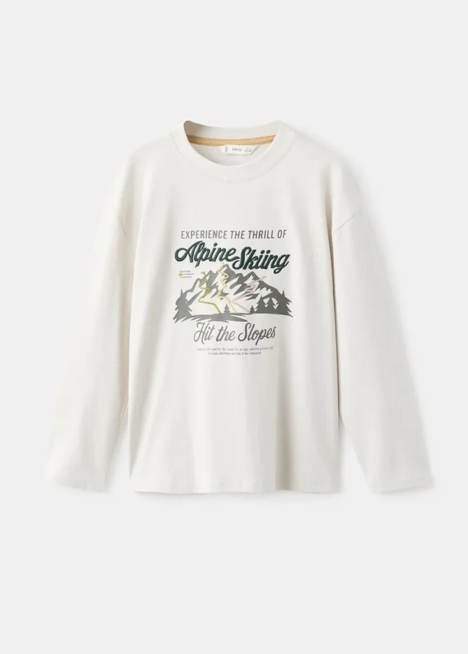 Vyšívané tričko s potiskem Vyšívané tričko s potiskem