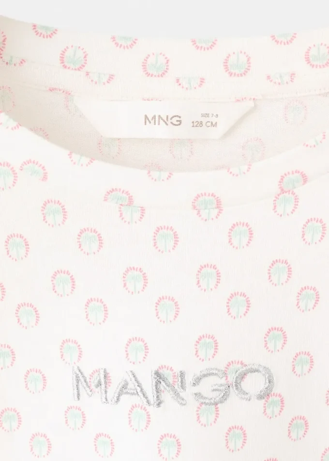 Vyšívané tričko s potiskem Vyšívané tričko s potiskem