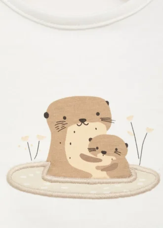 Vyšívané tričko s potiskem