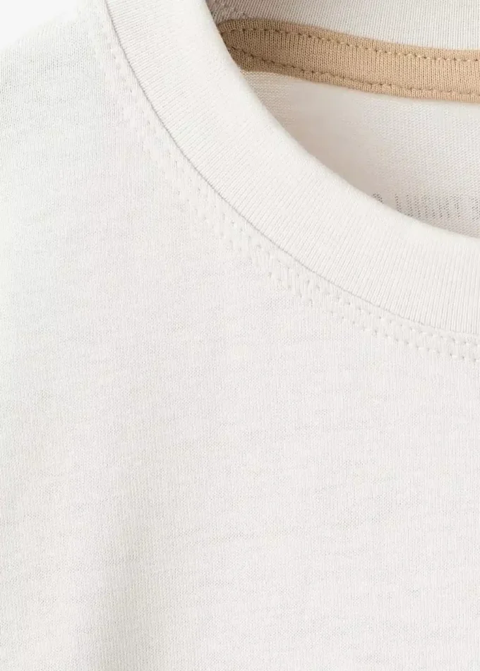 Vyšívané tričko s potiskem Vyšívané tričko s potiskem