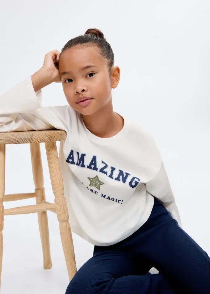 Vyšívané tričko s potiskem Vyšívané tričko s potiskem