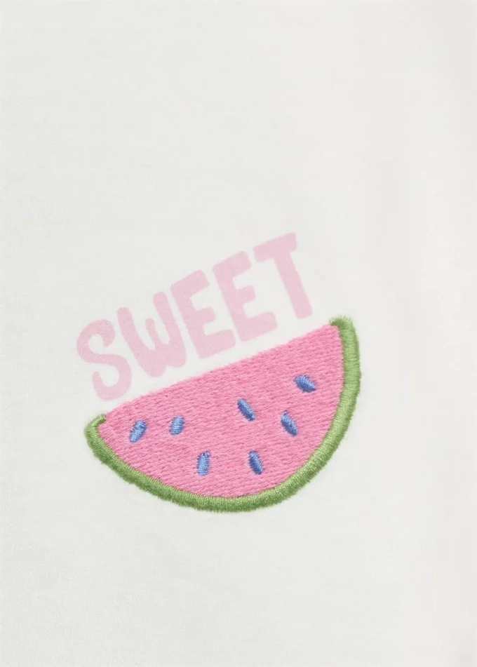 Vyšívané tričko s potiskem Vyšívané tričko s potiskem