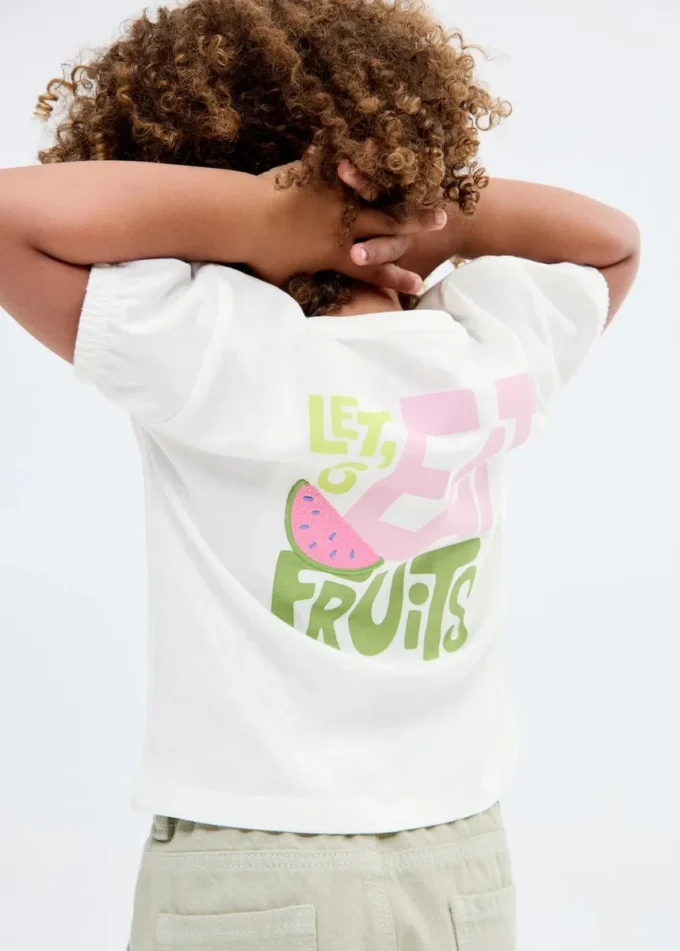 Vyšívané tričko s potiskem Vyšívané tričko s potiskem