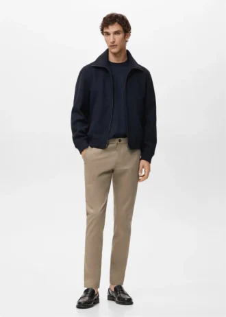 Úzké chino kalhoty Barna