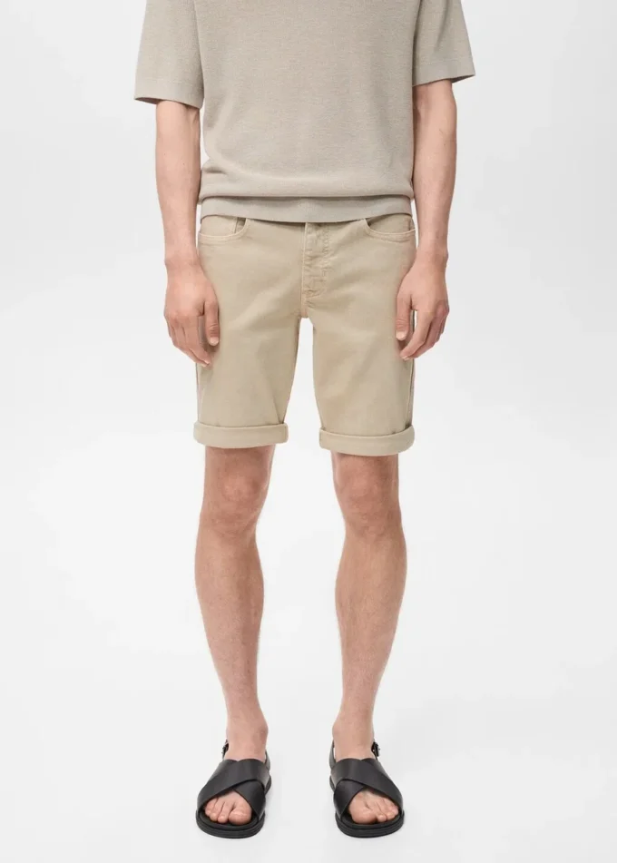 Úzké džínové bermudy Úzké džínové bermudy