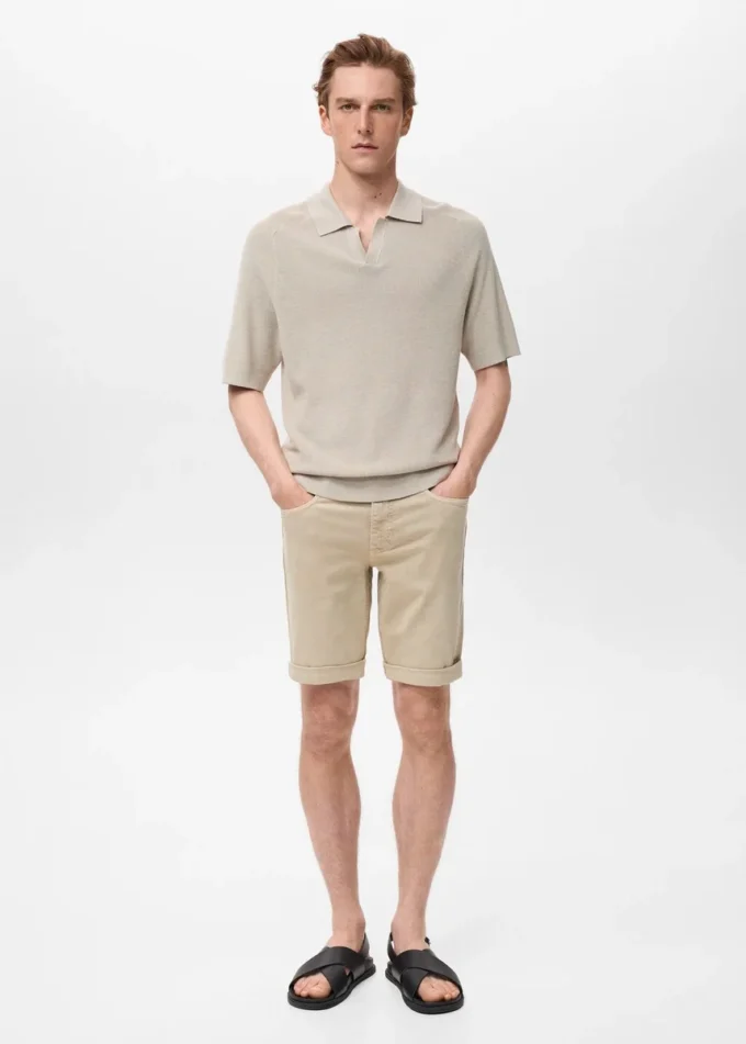 Úzké džínové bermudy Úzké džínové bermudy