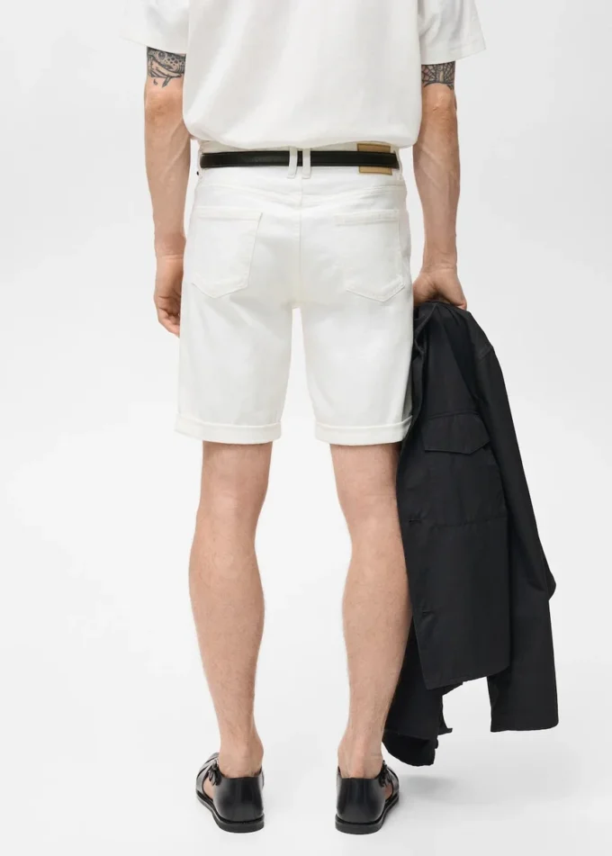 Úzké džínové bermudy Úzké džínové bermudy