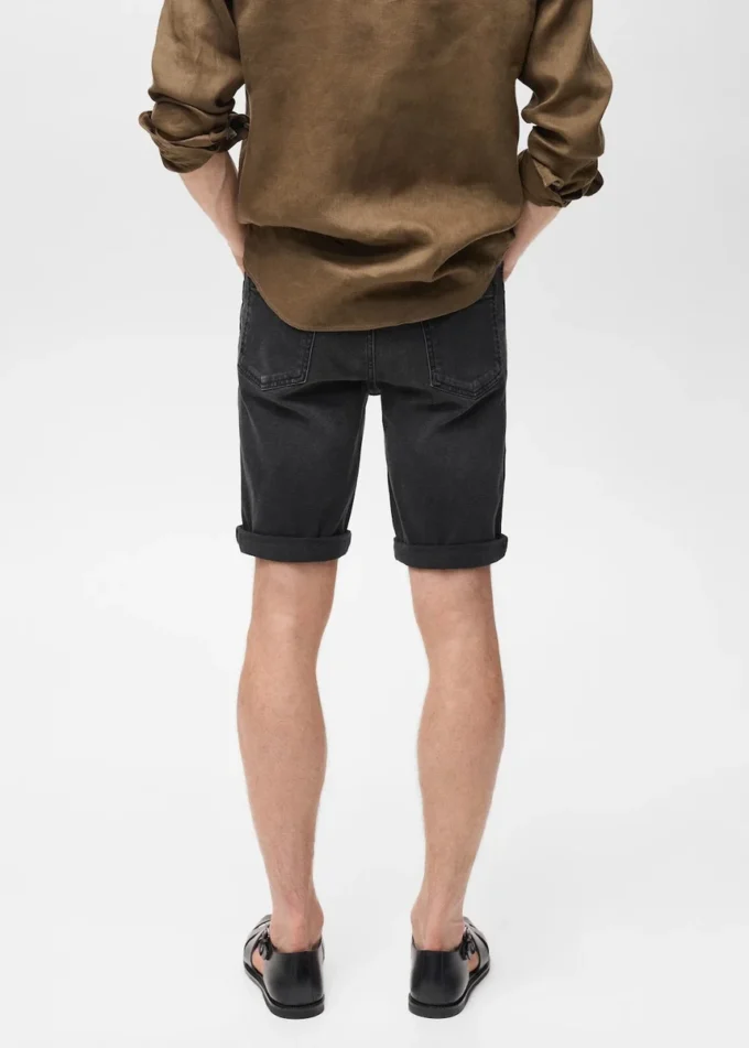 Úzké džínové bermudy Úzké džínové bermudy