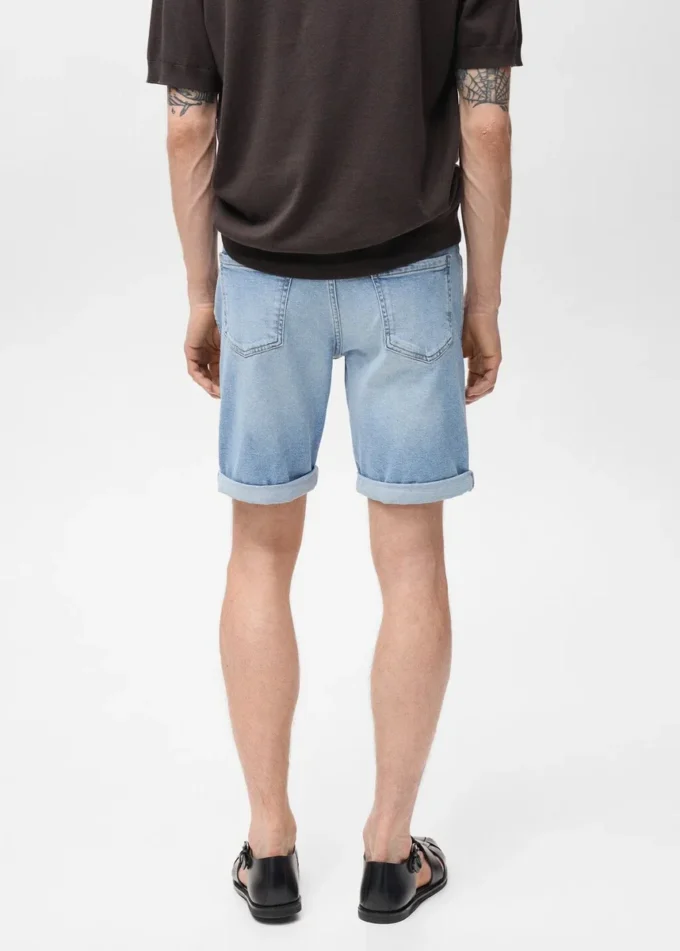 Úzké džínové bermudy Úzké džínové bermudy