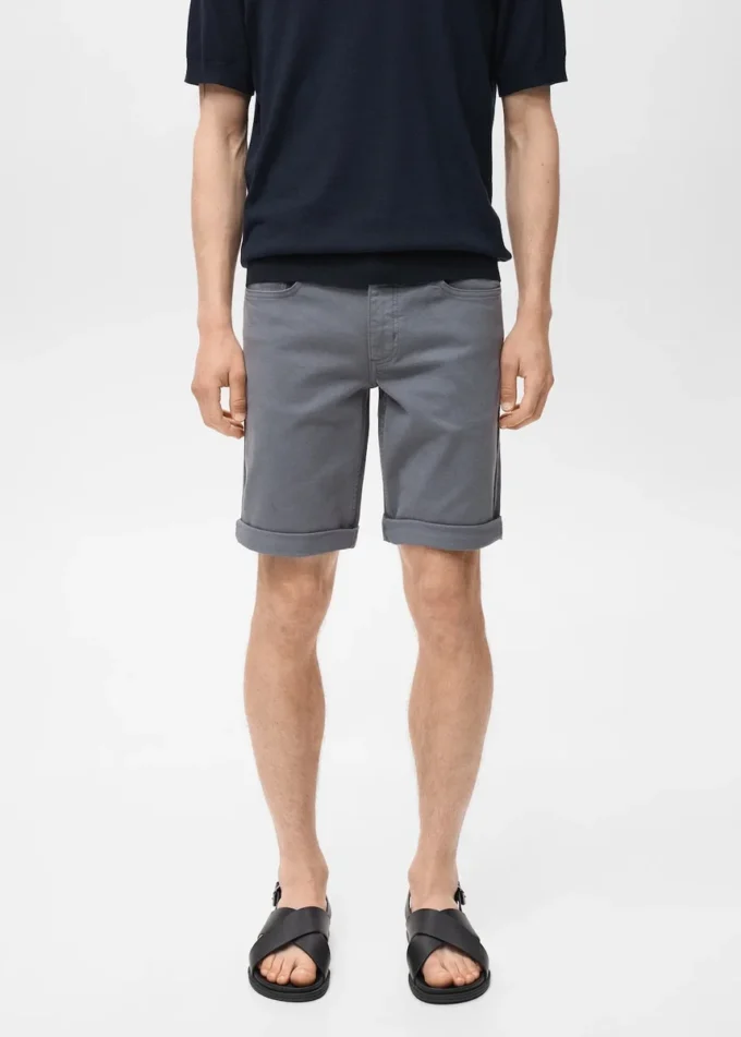 Úzké džínové bermudy Úzké džínové bermudy