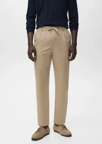 Úzké kalhoty se stahovací šňůrkou