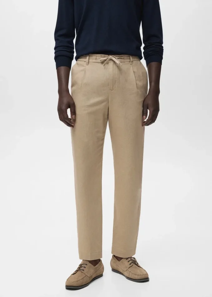 Úzké kalhoty se stahovací šňůrkou Úzké kalhoty se stahovací šňůrkou