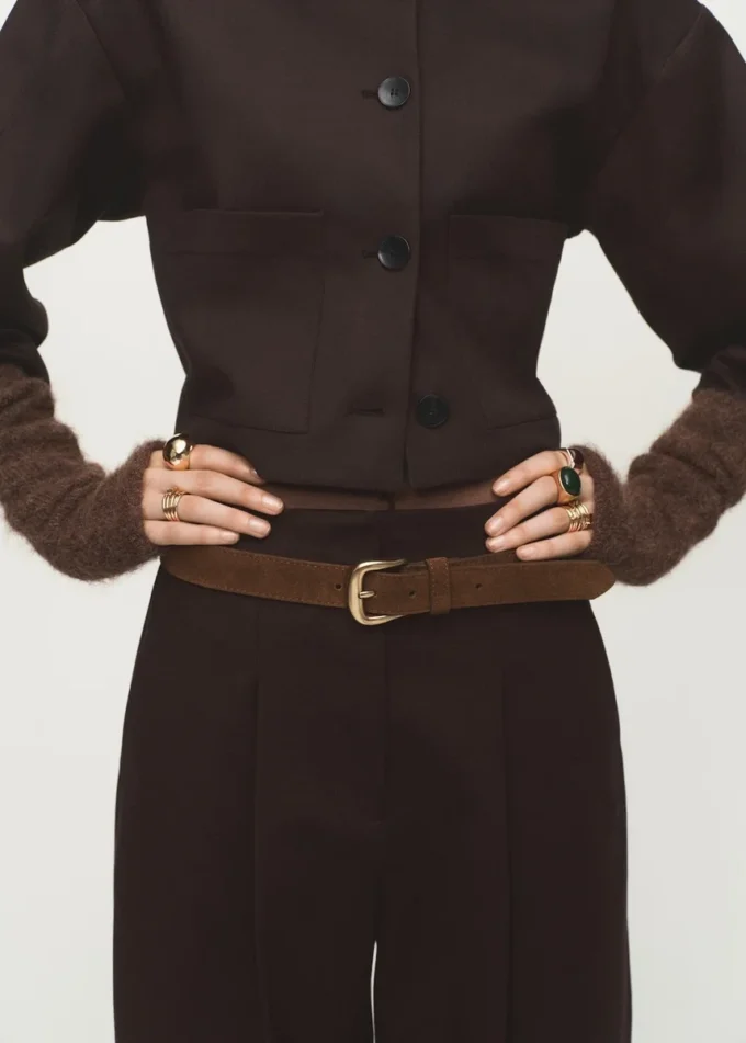 Zkrácená bunda s kapsami Zkrácená bunda s kapsami