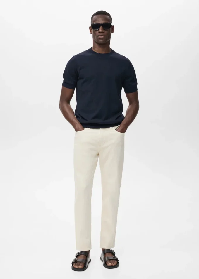 Zkrácené džíny Ben s úzkým střihem Zkrácené džíny Ben s úzkým střihem