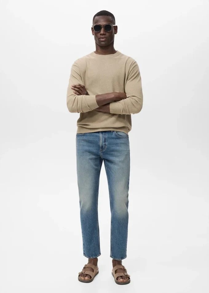 Zkrácené džíny Ben s úzkým střihem Zkrácené džíny Ben s úzkým střihem