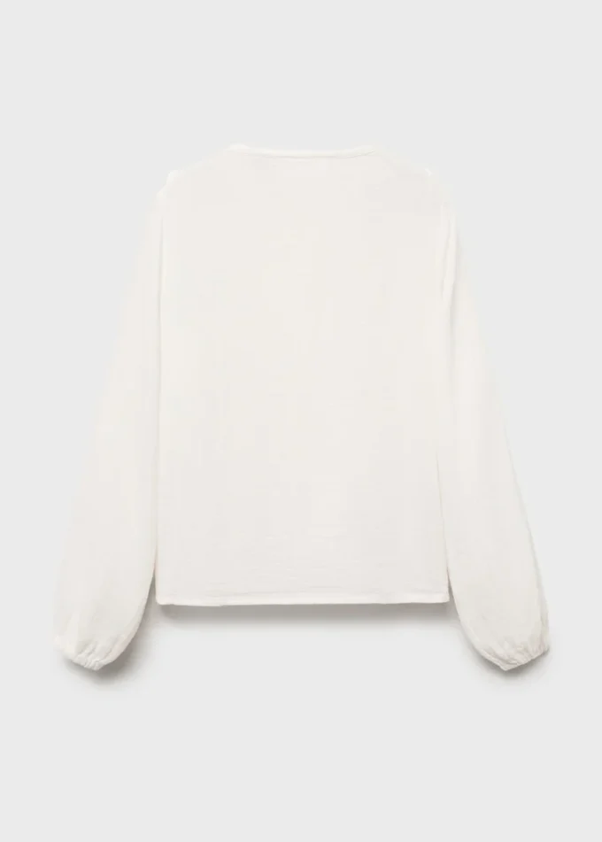 Zmačkaná halenka s volánky Zmačkaná halenka s volánky