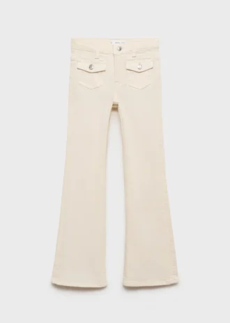 Zvonové džíny s kapsami